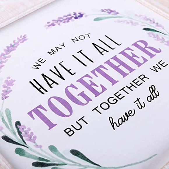 Soffee Design Lavender Wall Art Fake Window Frame Decoration 14"x22" NEW (H007) - Picture 7 of 7